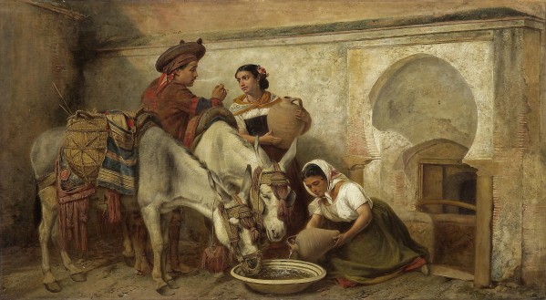 At the well by Richard Ansdell